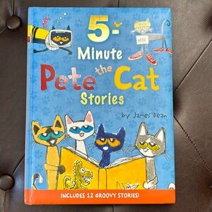 5-Minute Pete the Cat Stories, children’s hardcover book in great condition!
